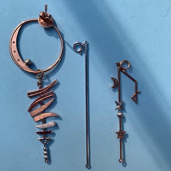 Wolf Circus bronze color mono earring transformer - Picture 6 of 6